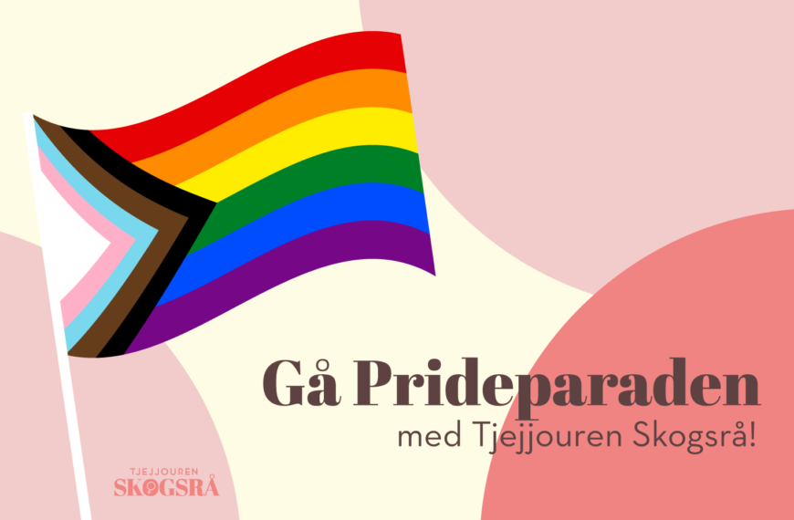 Gå Pride-paraden med Tjejjouren Skogsrå